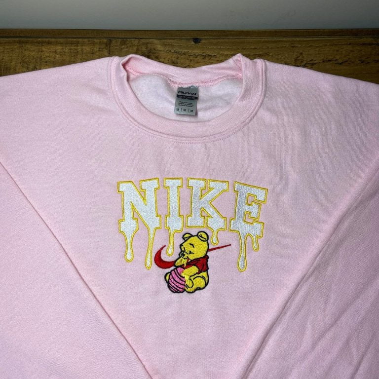 Nike pooh Embroidery Design - Mr.Digitizing Company