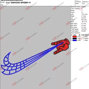 5 b 7 SWOOSH SPIDER V1