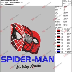 5 by 7 3 SpidersMan V4