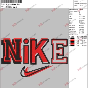 6 b 10 Nike Box