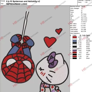 6 b 10 Spiderman and Hellokitty v2