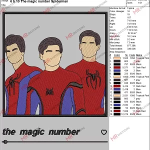 6 b 10 The magic number Spiderman