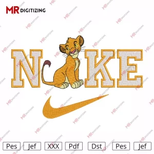 Nike Simba v1 Embroidery Design