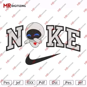 Nike X Eve Embroidery Design