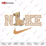 Nike Nala Embroidery design