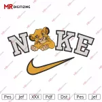 Nike X Simba Embroidry design