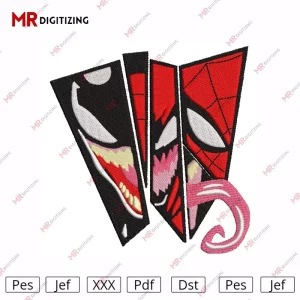 Spiderman V3 Embroidery Design