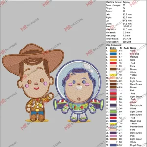 5 by 7 Woody and Buzz V2