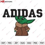 Baby Yoda Embroidery design V1