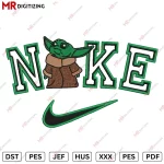 Nike Baby Yoda Embroidery design V6