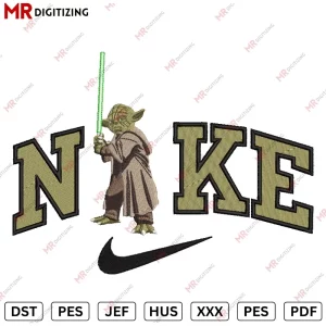 Nike Baby Yoda V8 Embroidery design