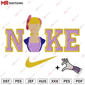 Nike Boo Peep Embroidery Design