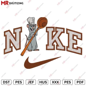 Nike Ratatouille V1 Embroidery design