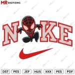 Nike Spiderman Embroidery Design V12