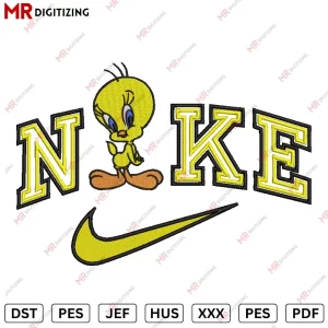 Nike Tweety V1 Embroidery Design