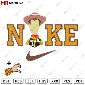 Nike Woody Embroidery Design