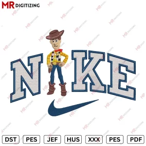 Nike Woody V4 Embroidery design