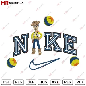 Nike Woody V5 Embroidery design