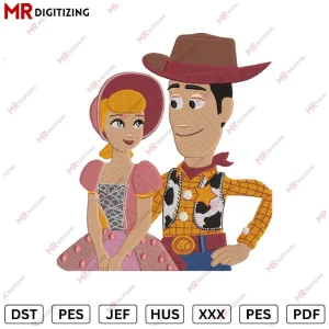 Woody & Bo Peep TS Embroidery design