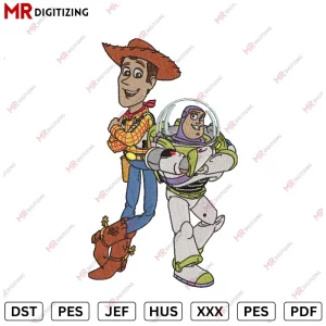 Woody and Buzz TS Embroidery design