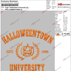 5 by 7 Halloween University V3
