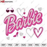 Barbie Machine embroidery design V5