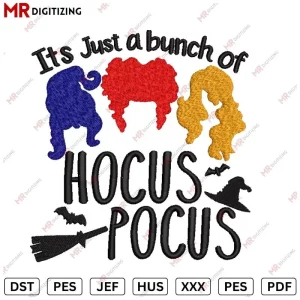 Hocus Pocus V2 Machine Embroidery Design