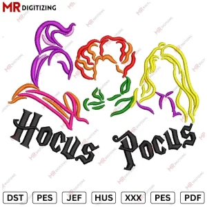 Hocus Pocus V3 Machine Embroidery Design