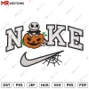 NIKE boo Pumpkin Halloween Embroidery design