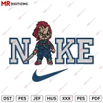 Nike Chucky Halloween Embroidery Design v2