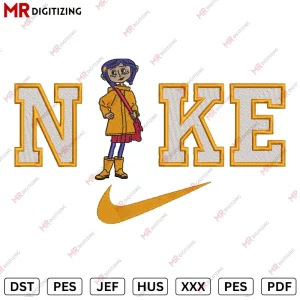 Nike Coraline v2 Couple Embroidery design