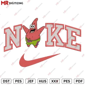 Nike Patrick Star Embroidery Design v1