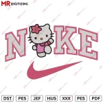 Nike Hello kitty Machine Embroidery Design v1