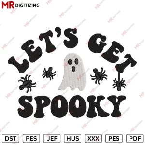 Spooky Season V2 Halloween Embroidery Design