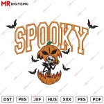 Spooky Season Halloween Embroidery Design V9