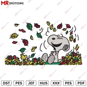 SNOOPY FALL Halloween Embroidery Designs