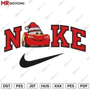 Nike Mc Queen christmas Christmas Embroidery designs