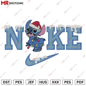 Nike Stitch Christmas v4 Christmas Embroidery design