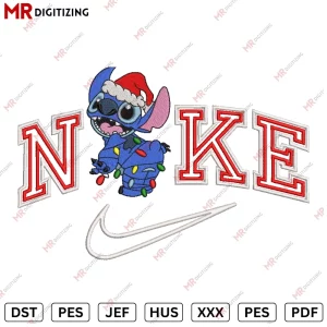 Nike stich cris Christmas Embroidery Design V2