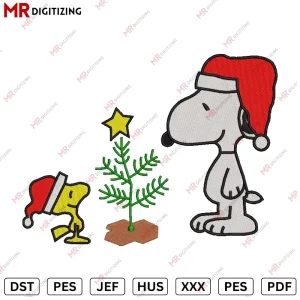 SNOOPY 002 Christmas Embroidery designs