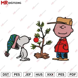 Snoopy c3 Christmas Embroidery design