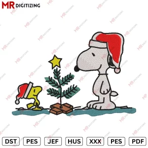 Snoopy c6 Christmas Embroidery designs