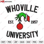 Whoville unii Christmas Embroidery Design v4