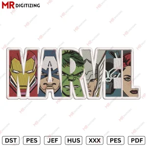 MARVEL Embroidery design