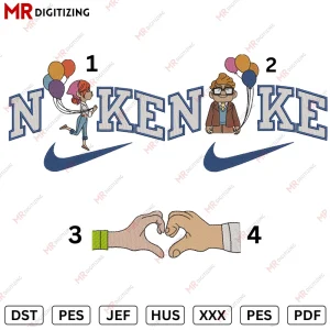 Nike Elliee and Nike Carll Embroidery Design