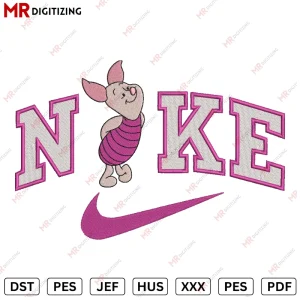 Nike Piglet Embroidery design