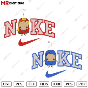 Nike ilo and nike milo Embroidery design