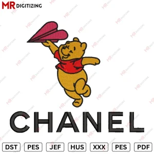 Channel Pooh Embroidery design