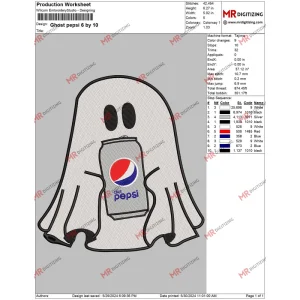 Ghost pepsi 6 by 10