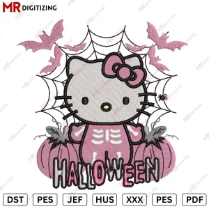 HALLOWEEN Kitty Halloween Embroidery design